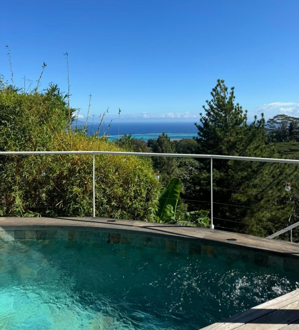 Logement Cosy Avec Piscine Et Vue Tahiti Punaauia Екстериор снимка